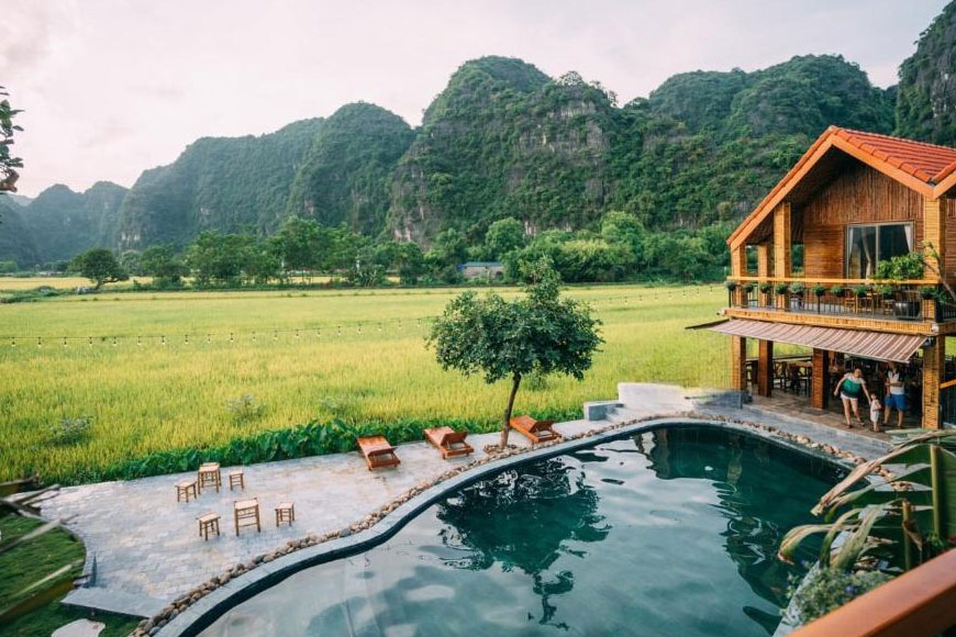 Tam Coc Windy Fields. Ảnh: Sưu tầm
