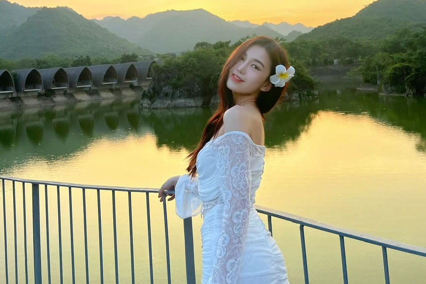 Cách tạo dáng ở các resort Ninh Bình. Ảnh: Sưu tầm